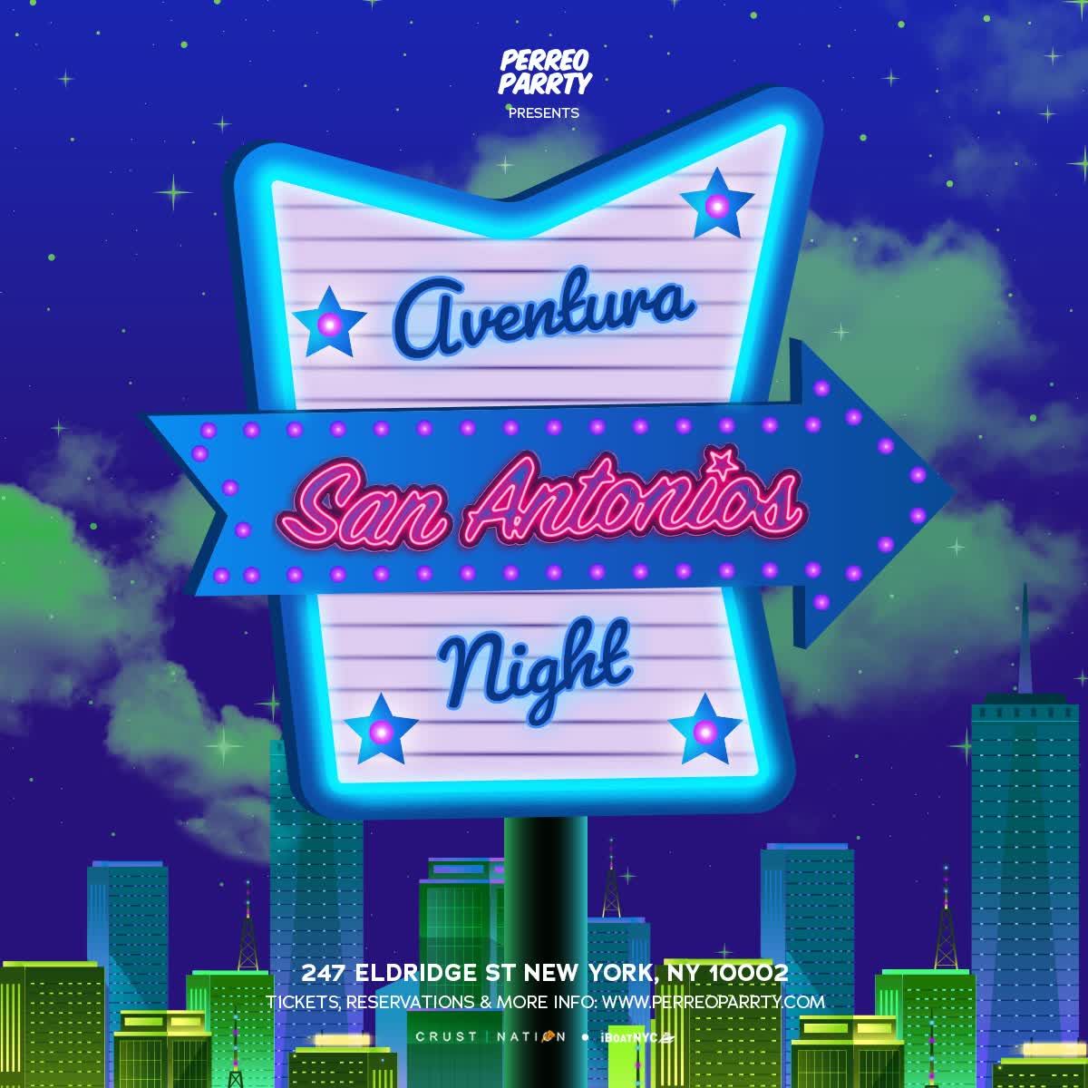 Buy tickets for Aventura Night - #1 Bachata Party at San Antonios NYC Aventura Night - #1 Bachata Party at San Antonios NYC