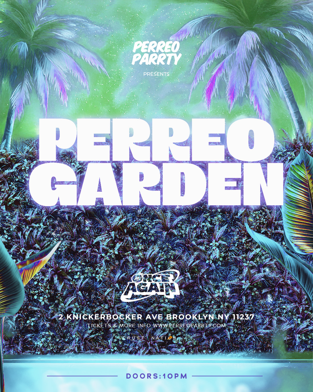 Buy tickets for PERREO GARDEN - Latin & Reggaeton Brooklyn Dance Party NYC PERREO GARDEN - Latin & Reggaeton Brooklyn Dance Party NYC