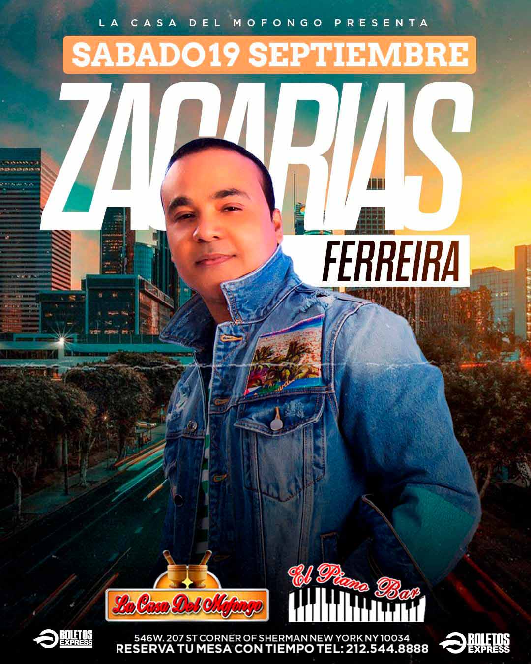 ZACARIAS FERREIRA EN CONCIERTO BAILABLE