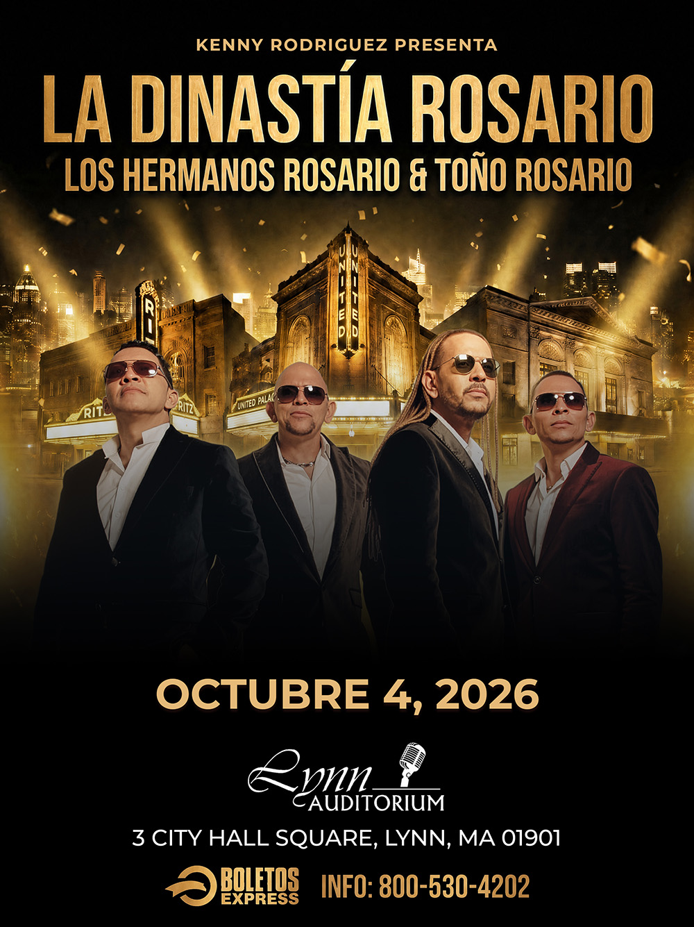 Buy tickets for LA DINASTIA ROSARIO - BOSTON LA DINASTIA ROSARIO - BOSTON