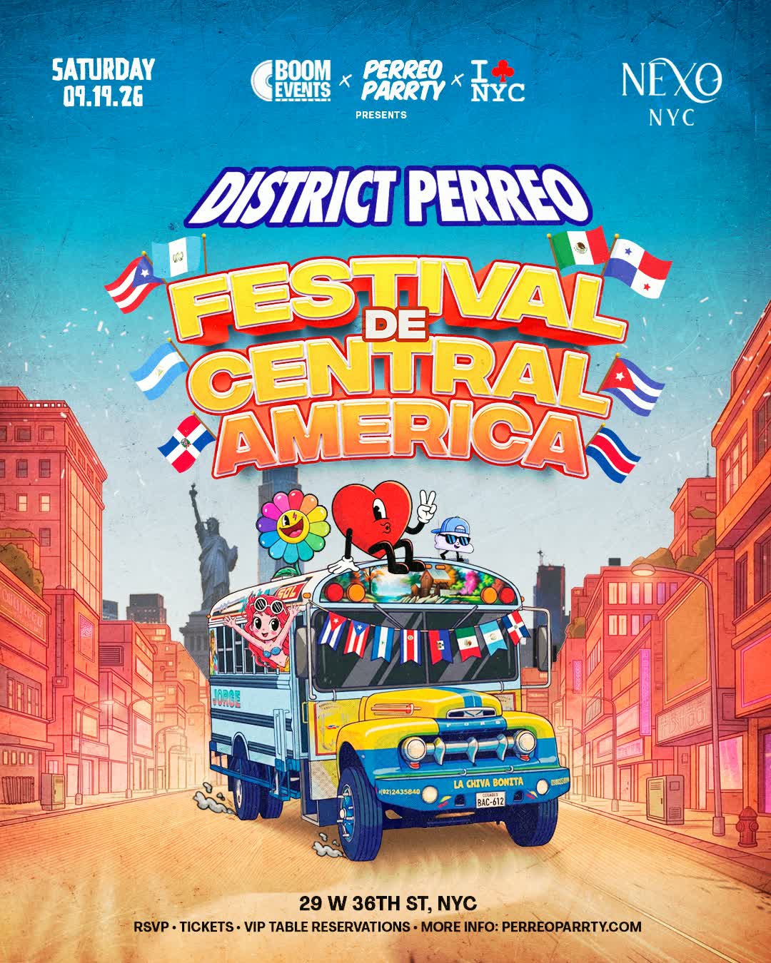Festival De Central America Latin & Reggaeton Dance Party at NEXO CLUB