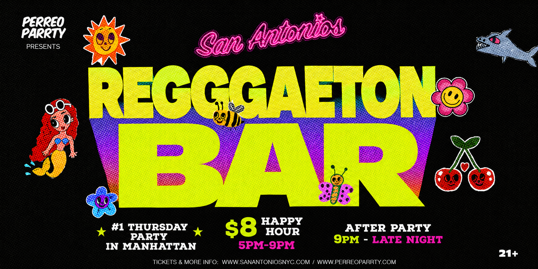 Buy tickets for #1 REGGAETON BAR in Manhattan Party @ San Antonios, Latin Thursday Night #1 REGGAETON BAR in Manhattan Party @ San Antonios, Latin Thursday Night