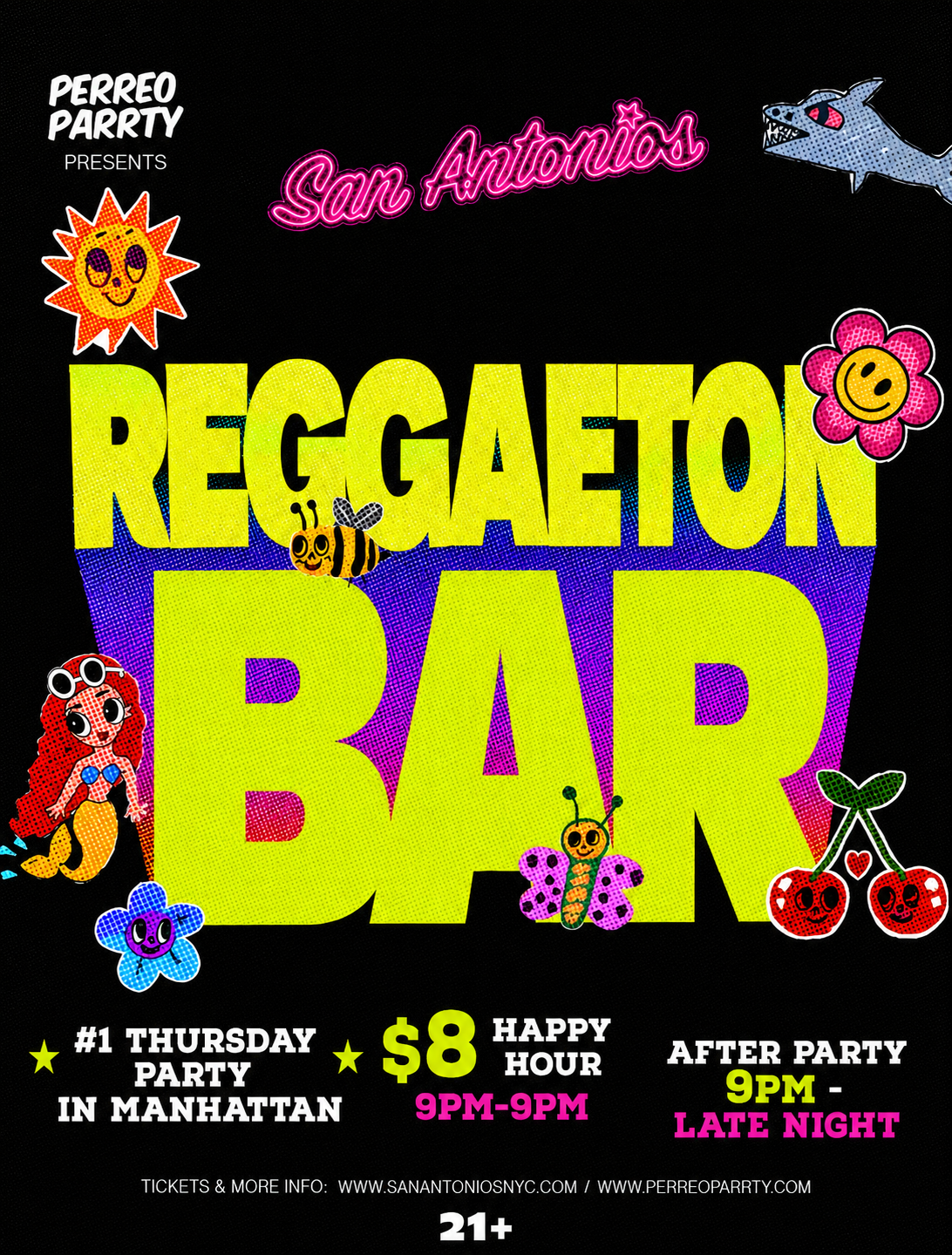 Buy tickets for #1 REGGAETON BAR in Manhattan Party @ San Antonios, Latin Thursday Night #1 REGGAETON BAR in Manhattan Party @ San Antonios, Latin Thursday Night