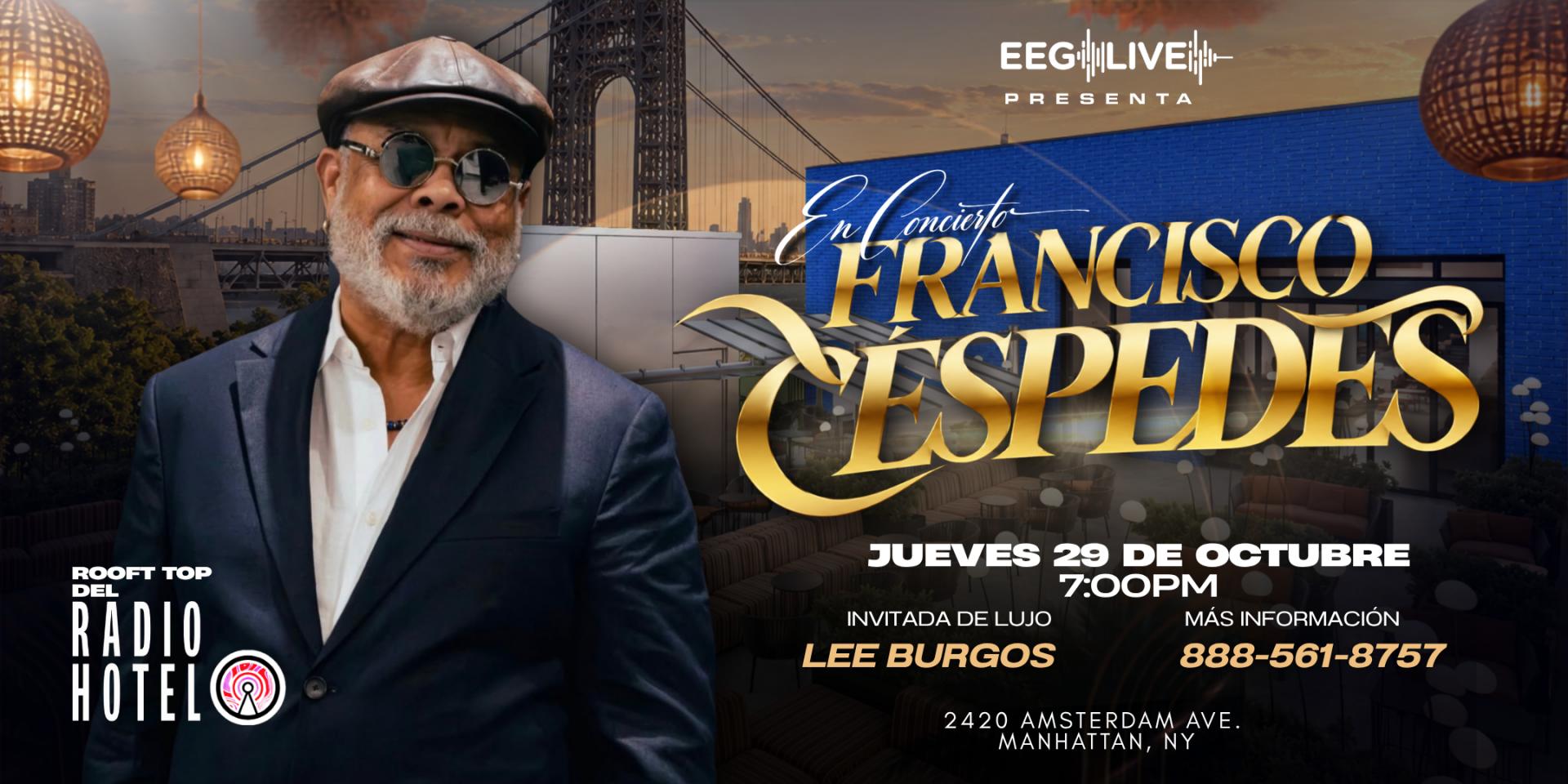 Francisco Pancho Cespedes / Special Guest Lee Burgos