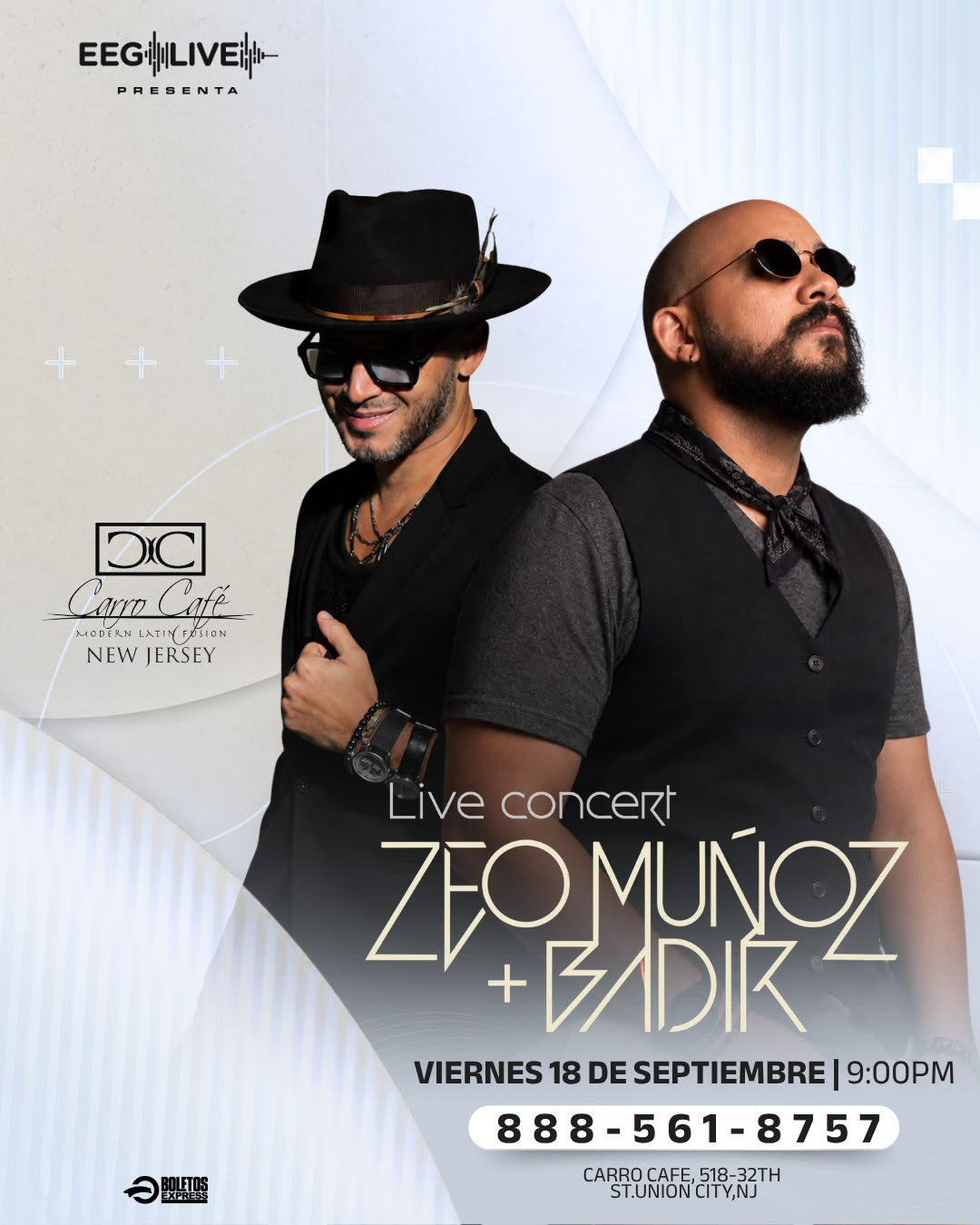 ZEO MUNOZ  + BADIR | RESERVA DE MESA