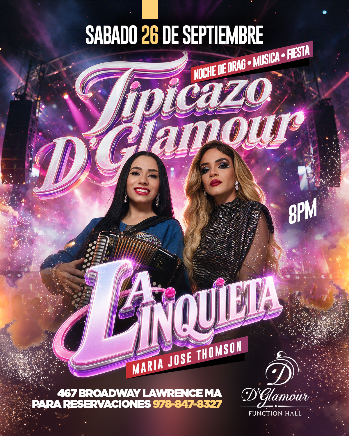Buy tickets for TIPICAZO D'GLAMOUR TIPICAZO D'GLAMOUR