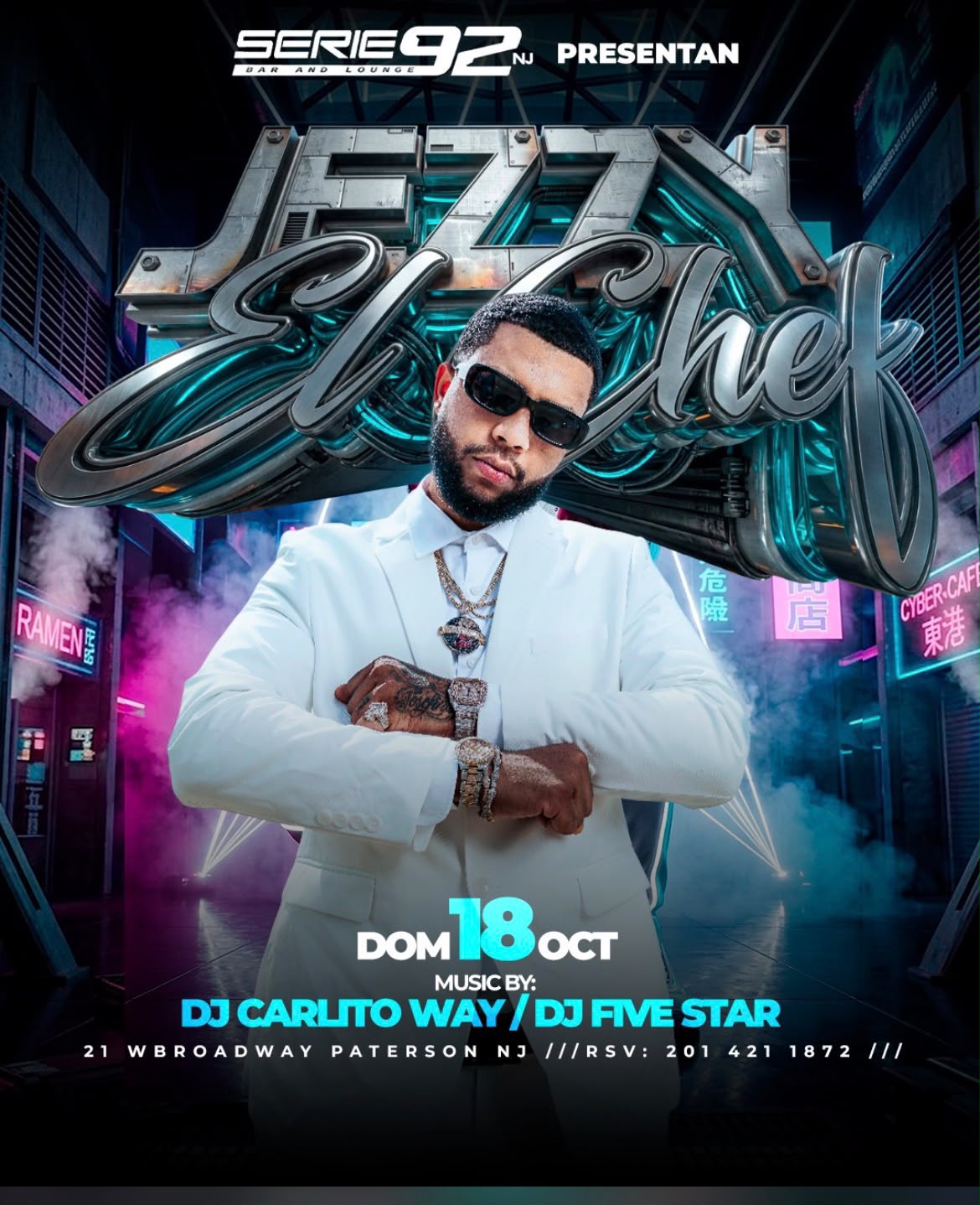 Buy tickets for JEZZY EL CHEF EN VIVO JEZZY EL CHEF EN VIVO