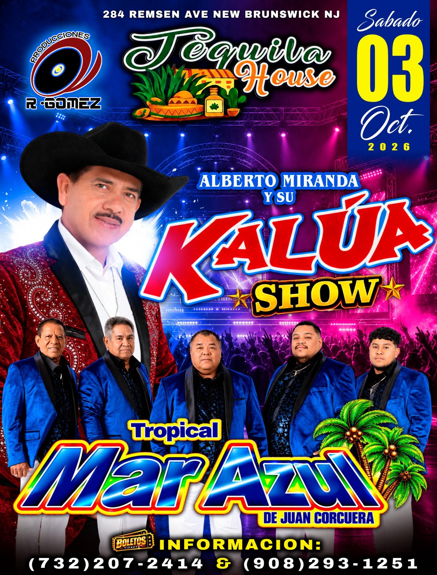 KALUA SHOW & CONJUNTO MAR AZUL